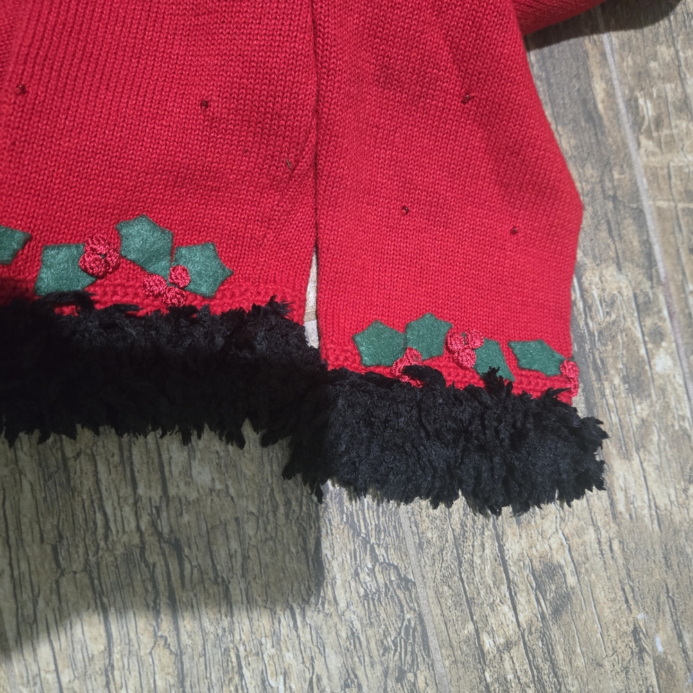 Michael Simon Red Nutcracker Sweater with Black T… - image 6